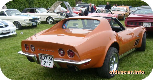 1970 Chevrolet Corvette Stingray T-Bar Roof Coupe back